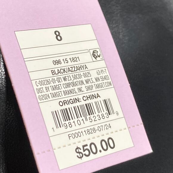 Wild Fable Women's Azzahya Stretch Tall Dress Boots with Memory Foam Insole 8 - Picture 6 of 6